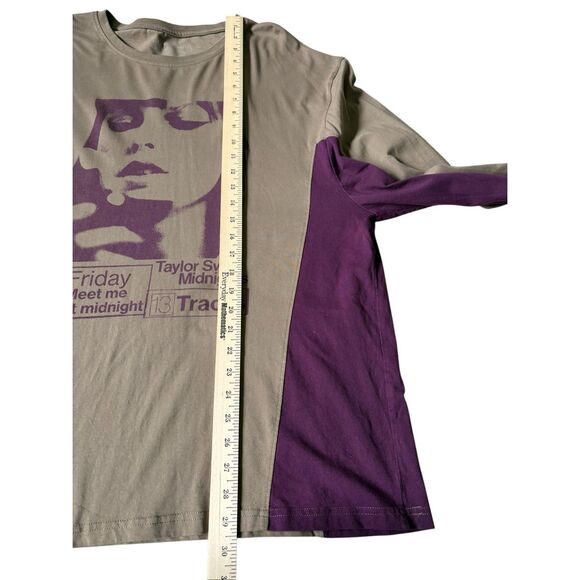 Taylor Swift Midnights Colorblocked Long Sleeve Top 3X Midnights Merch - Picture 6 of 10